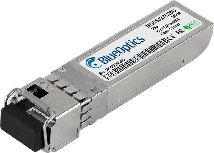Actual product image BlueOptics Compatible Calix 100-01903 BO35J13610D SFP+ Transceiver, LC Duplex, 10GBASE-LR, Singlemode Fibre