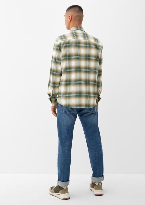 Produktbild s.Oliver Hemd Regular: Kariertes Flanell-Hemd (S)