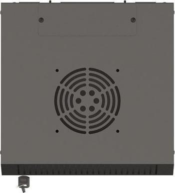 Produktbild Lanberg Szafa Instalacyjna Rack Wisząca 10 4u 300x300 Czarna Drzwi Przeszklone (Flat Pack) (4 HE, 10 Zoll Rack)