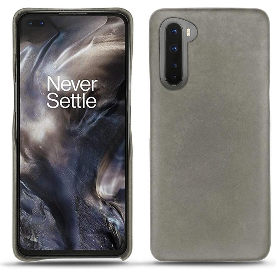 Thumbnail - Noreve Lederschutzhülle (OnePlus Nord), Smartphone Hülle, Grau