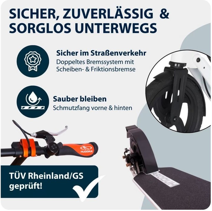 Productafbeelding Hudora Ferris Wheel Air 230 Step met dubbele rem