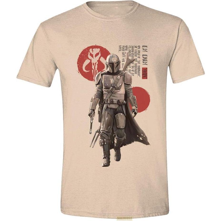 Death Note, Maglietta, Star Wars The Mandalorian T-Shirt Mandalorian Script (S), (S)