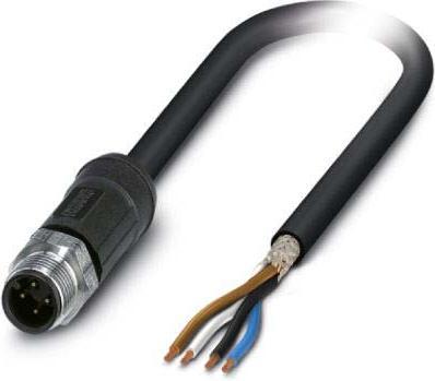 Actual product image Phoenix Contact Phoenix 1454147 - 10 m - M12 - Male - Black - Germany