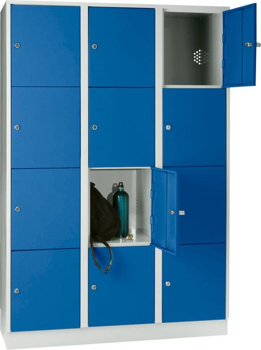 Gentian blue, Light grey, Light grey RAL 7035