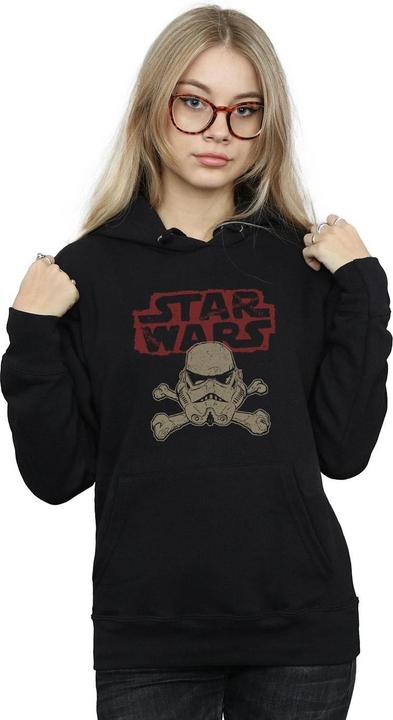 Immagine prodotto Star Wars Stormtrooper Skull Logo Felpa con Cappuccio Donna (XXL)