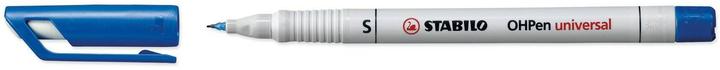 Produktbild STABILO 10 OHPen universal Folienstifte blau 0,4 mm non-permanent (10x)