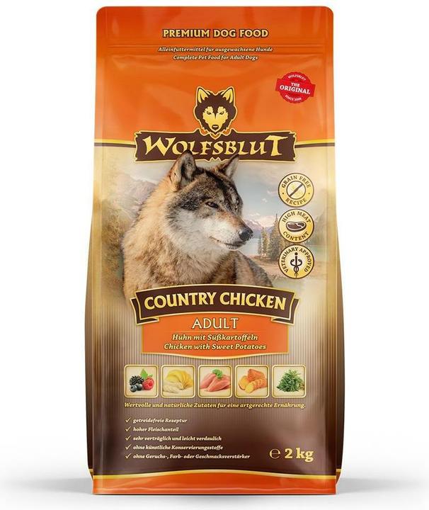 Actual product image Wolfsblut Country Chicken Chicken & Sweet Potato (Adult, 1 pcs., 12500 g)