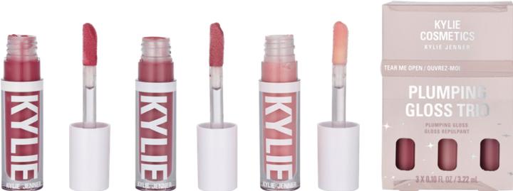 Immagine prodotto Kylie Jenner Lip Gloss (Tentazione di rosa 3,22 ml, Guai Rosa 3,22 ml, Bacio ai frutti di bosco 3,22 ml)
