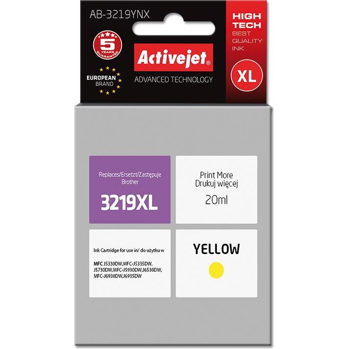 Activejet, Druckerpatrone, AB-3219YNX Druckerpatrone (e) Kompatibel Hohe (XL-) Ausbeute (Y)