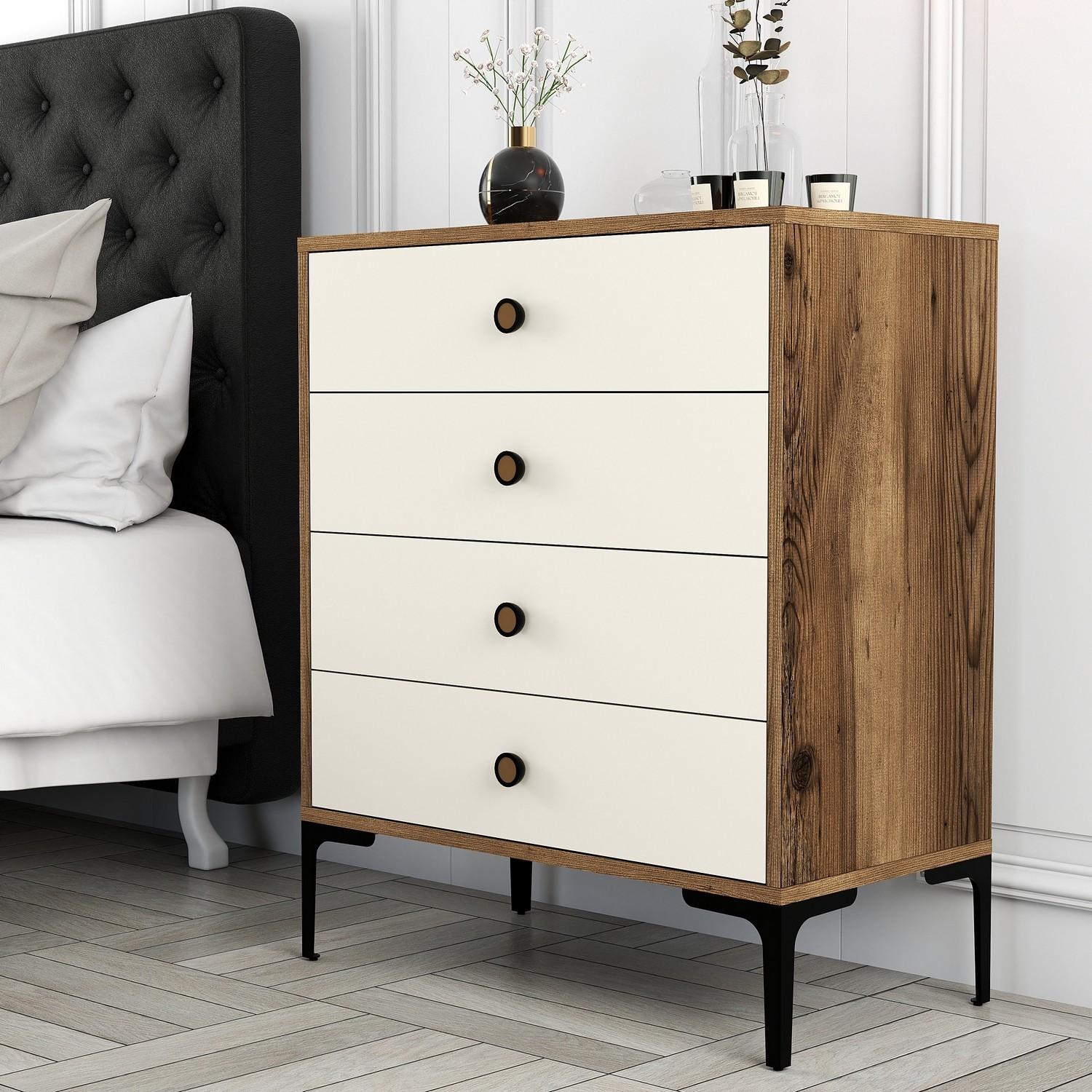 Thumbnail - Hanah Home, Kommode + Sideboard, Timo (76 x 40 x 91 cm)
