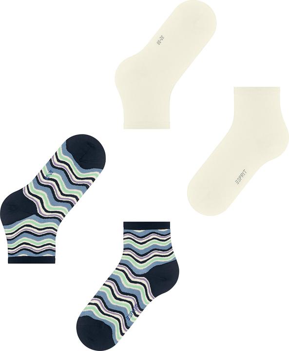 Produktbild Esprit Watercolor 2-Pack Baumwollsocken (2er Pack, 39 - 42)