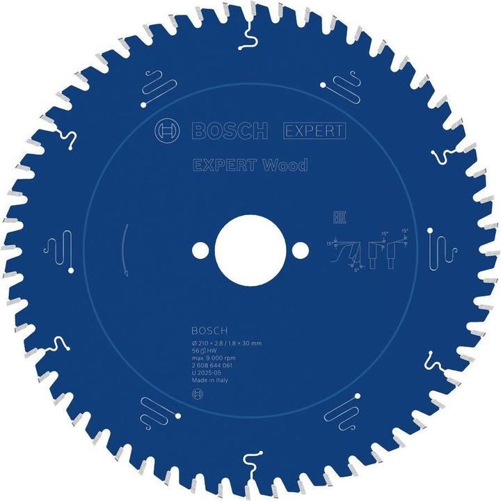 Actual product image Bosch Professional Zubehör Circular saw blade Expert for Wood, 210 x 30 x 2.8 mm, 56
