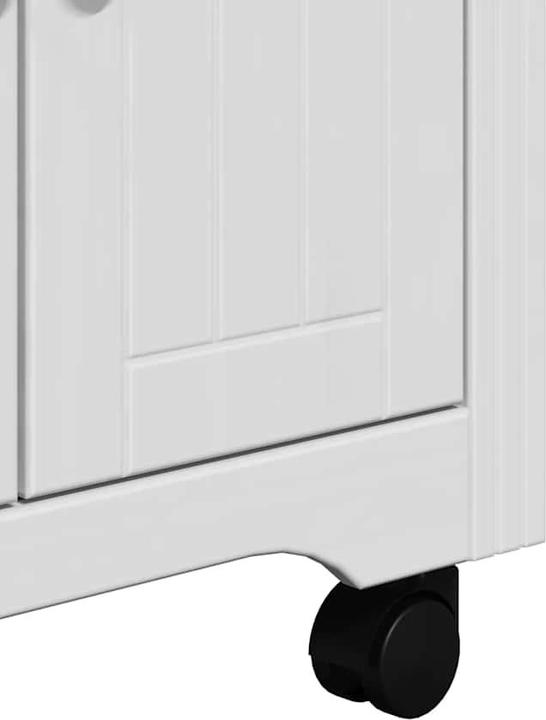 Produktbild vidaXL Küchenwagen BODO Weiss 72x45x80 cm Beistellwagen Lagerwagen