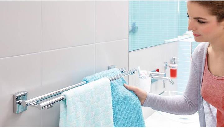 Immagine prodotto tesa Barra porta asciugamani da bagno KLAAM a due bracci
