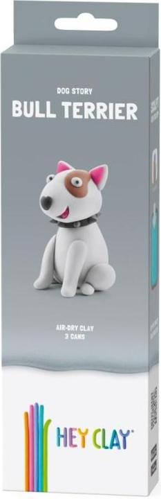Actual product image Hey Clay – Bullterrier-Hund