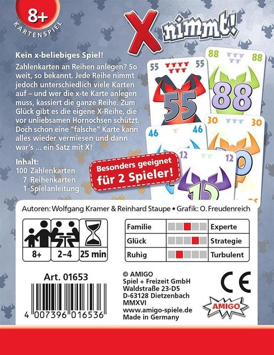 Productafbeelding Amigo X neemt (Duits, 2 - 4 Spelers)