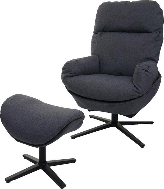 Poltrona relax Tessuto grigio chiaro