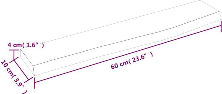 Immagine prodotto vidaXL Lian (60 x 10 x 4 cm)
