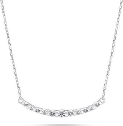 Immagine prodotto Brilio Argento - Collana Decent Petali d'Argento con Opale Rosa NCL165WP