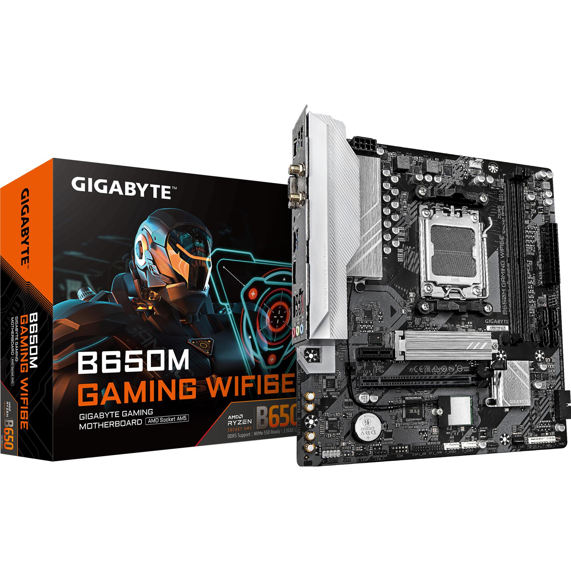 Gigabyte B650M Gaming WIFI6E (AM5, AMD B650, mATX), Mainboard