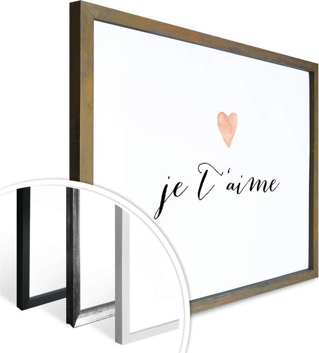 Image du produit Trenddeko Je t'aime (40 x 30 cm)
