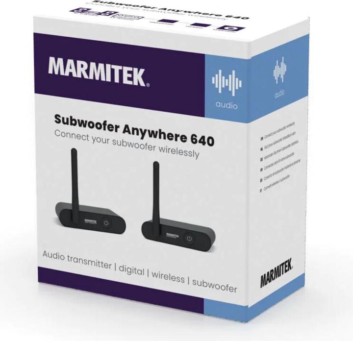 Actual product image Marmitek Subwoofer Anywhere 640 (20 m)