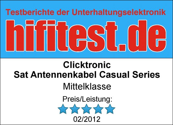 Produktbild clicktronic SAT-Antennenkabel (95 dB, SAT Kabel)