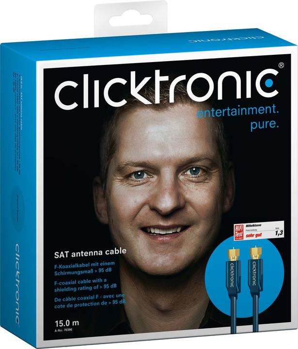 Produktbild clicktronic SAT-Antennenkabel (95 dB, SAT Kabel)