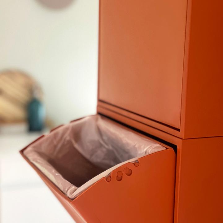 Produktbild ReCollector Recyclingbox - Nordic Sunset Orange (12 l)