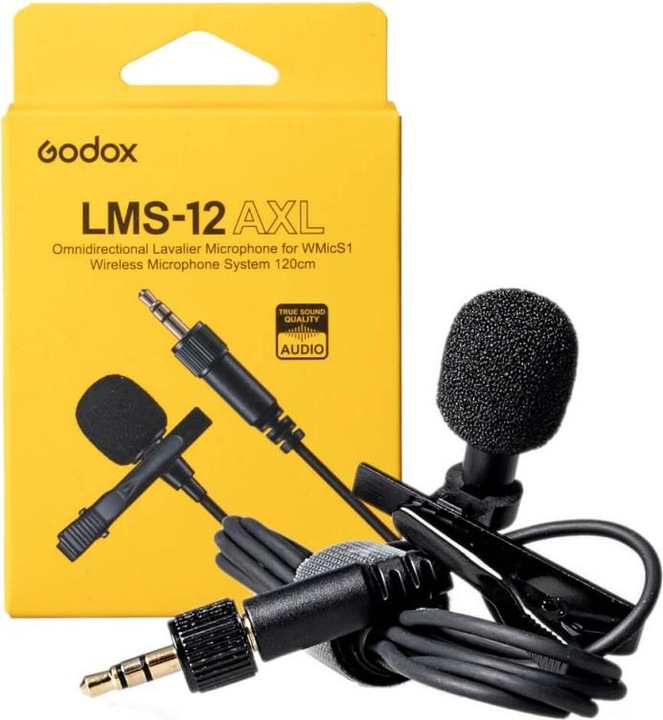 Produktbild Godox LMS-12A AXL Lavalier Mikrofon omnidirektional