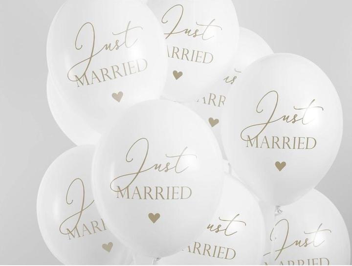 Produktbild Partydeco Just Married (6x)