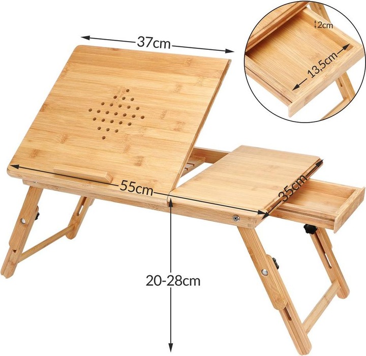 Actual product image Casaria Notebook table