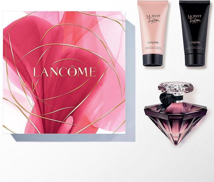 Actual product image Lancôme La Nuit Trésor 50ml Set Eau de Parfum 50ml + Body Lotion 50ml + Shower Gel 50ml (Fragrance set)