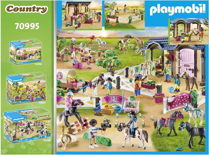 Produktbild Playmobil Reitunterricht mit Pferdeboxen (70995, Playmobil Country)