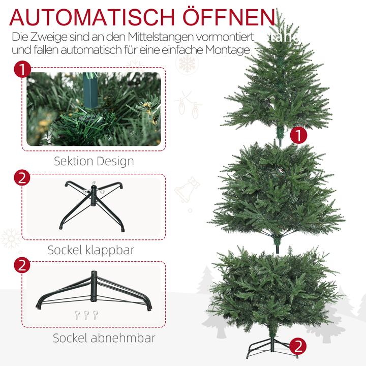 Actual product image Homcom Christmas tree (180 cm)