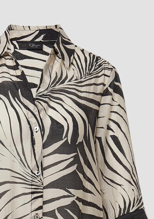 Immagine prodotto s.Oliver Bluse Semitransparente Longbluse mit All-over-Print (32)