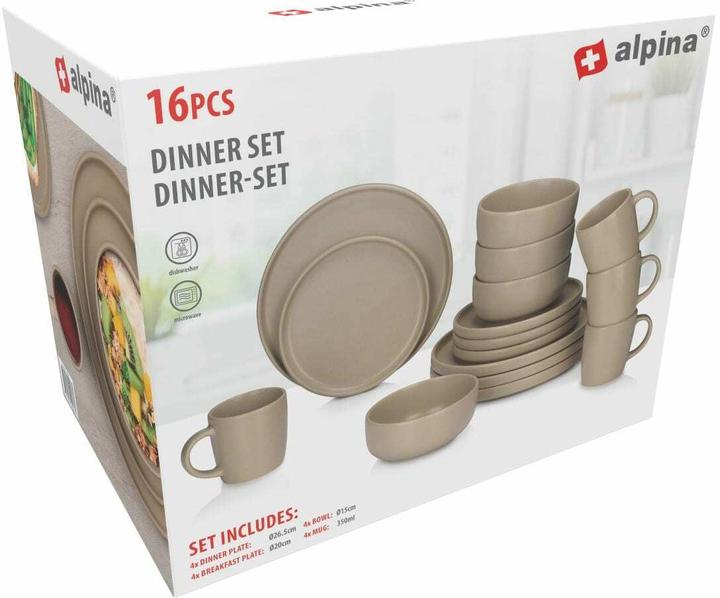 Actual product image alpina Tableware set (16 pcs.)