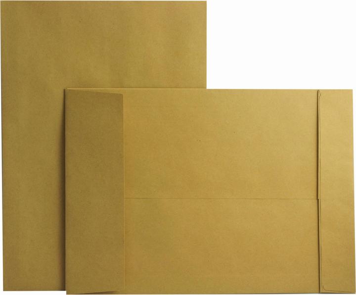 Produktbild Mailmedia Faltentaschen mit Haftklebestreifen, C4 braun, 130 g-qm, 40er Falte, Eigengewicht: 28,0 g (38112-... (250 x)