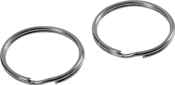Produktbild HP Autozubehör Schlüsselringe Innen-Ø 22 mm Aussen-Ø 25 mm Stahl vernickelt