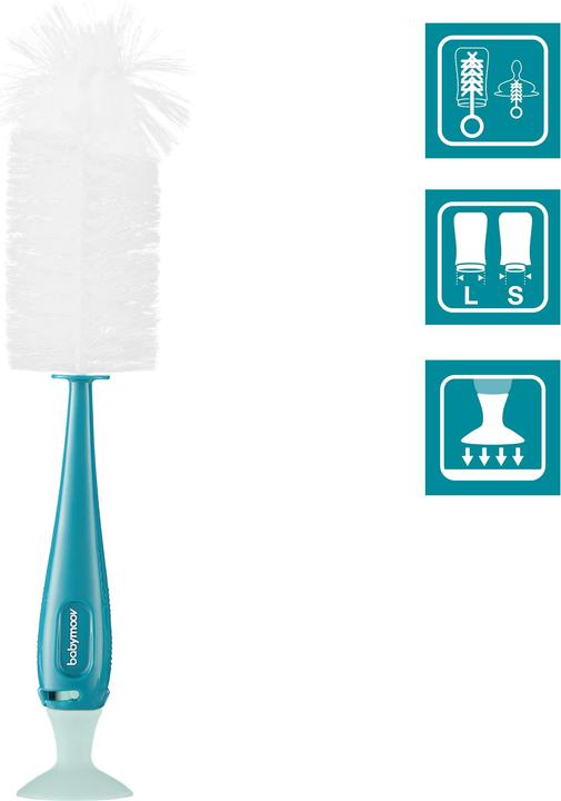 Image du produit Babymoov Brosse à bouteille avec adaptateur foodii