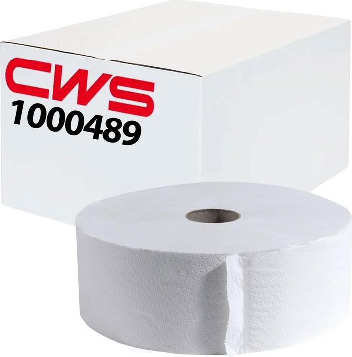 Actual product image CWS ParadiseLine toilet paper Jumbo / Superroll, 2-ply, recycled, 6 rolls (6 pcs.)