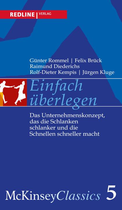 Produktbild Einfach überlegen (Deutsch, Felix Brück, Günther Rommel, Jürgen Kluge, Raimund Diederichs, Rolf-Dieter Kempis, 2006)