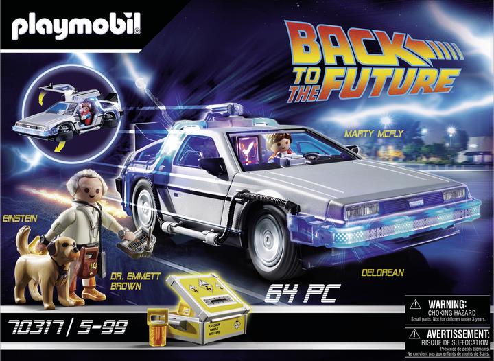 Image du produit Playmobil Retour vers le futur DeLorean (70317, Playmobil Retour vers le futur)