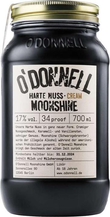 Produktbild O'Donnell Moonshine O'Donnell Tough Nut Cream,7l