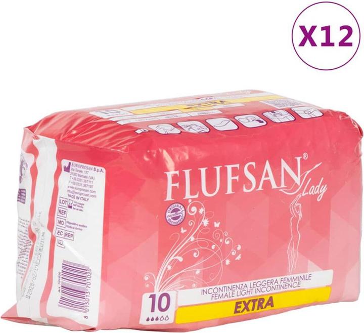 Image du produit vidaXL Protections d'incontinence Flufsan pour femmes 120 pcs. (120 x)