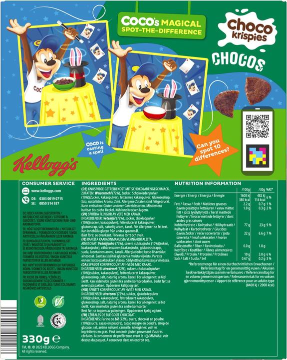 Image du produit Kellogg's Chocos Krispies (420 g)