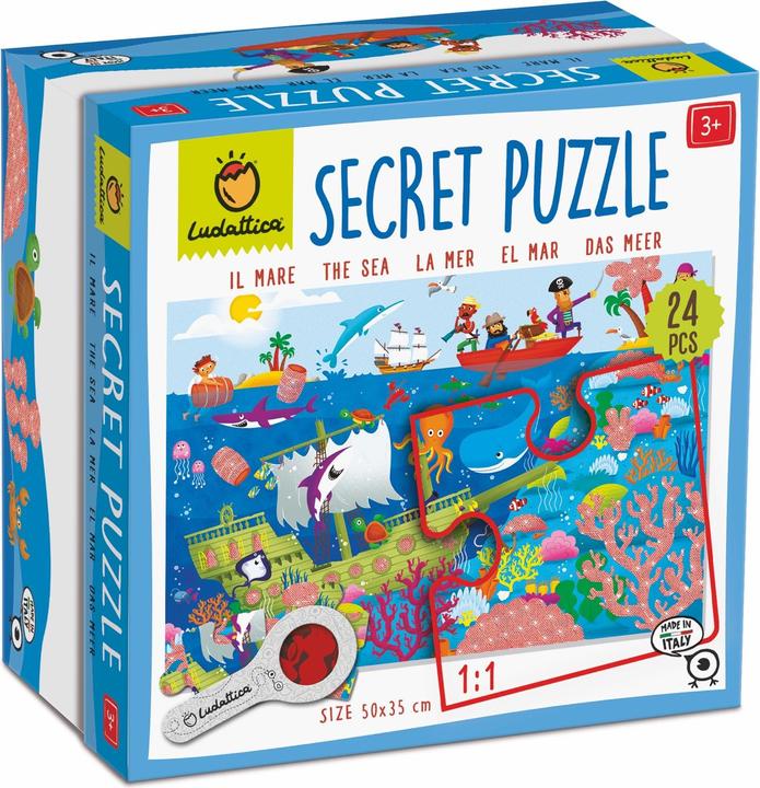 Immagine prodotto Ludattica Puzzle segreto - Mare (24 pezzi) (24 pezzi)