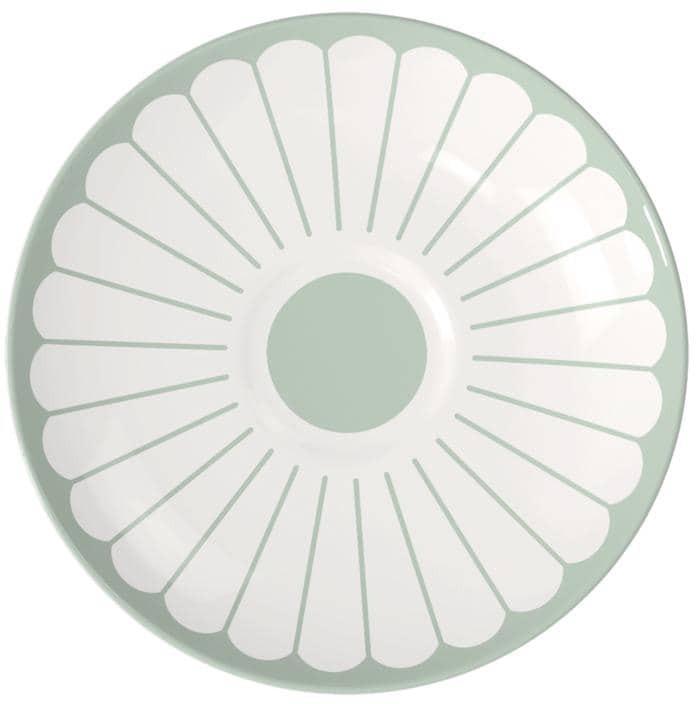 Produktbild Villeroy & Boch Untertasse Fleur 6 Stück, Grün, Material: Porzellan (0 ml, 6x)