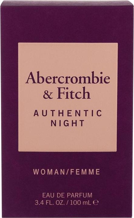 Actual product image Abercrombie and Fitch Authentic Night (Eau de parfum, 100 ml)