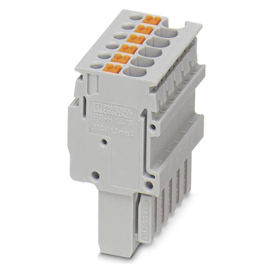 Phoenix Contact PP-H 1,5/S/2, Elektronikkabel + Stecker, Grau